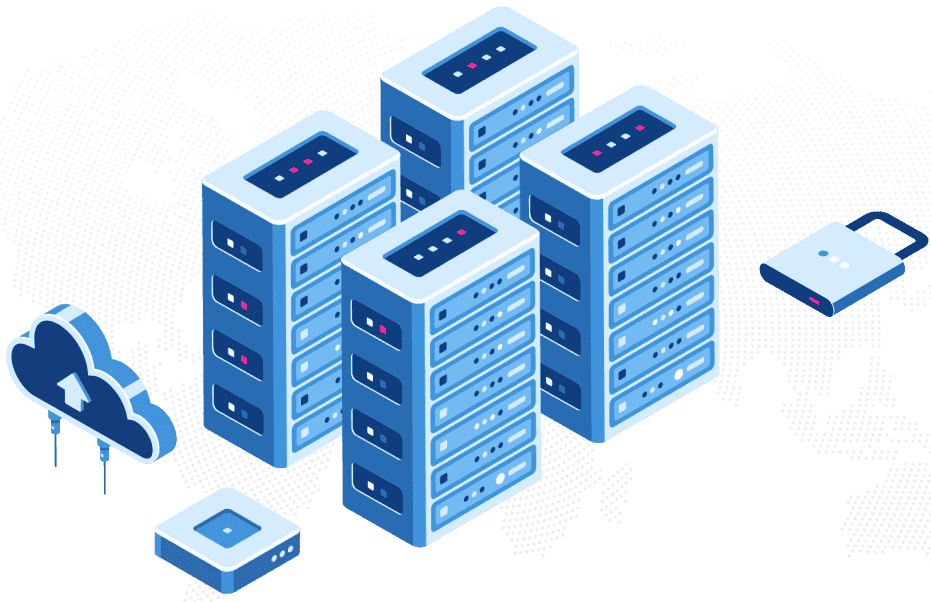 Connected cloud systems, servers, and analytics