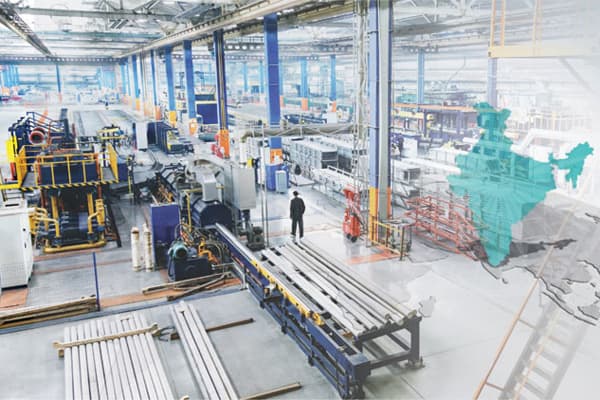 Modern manufacturing facility